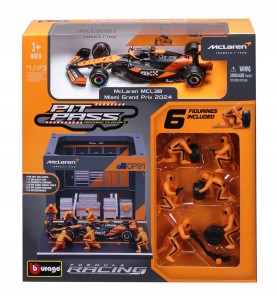 BOKS GARAŻOWY PIT LANE BOLID F1 McLaren MCL38 Piastri BBURAGO 18-38452