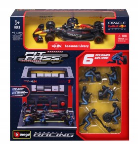 BOKS GARAŻOWY PIT LANE BOLID F1 Red Bull RB20 Verstappen BBURAGO 18-38453