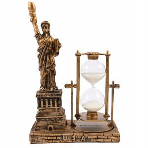 KLEPSYDRA PIASKOWA STATUA WOLNOŚCI FIGURKA DEKORACJA USA RÓŻNE KOLORY