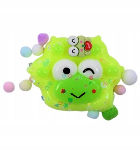 GNIOTEK ANTYSTRESOWY DLA DZIECI ZIELONA ŻABA ZABAWKA SQUISHY