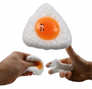 GNIOTEK JAJKO GLUT ROZCIĄGLIWY SLIME TABA SQUISHY MOCHI STICKY ZABAWKA