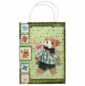 DZIECIĘCA TOREBKA PREZENTOWA MISIE TORBA NA PREZENTY 19x25CM RÓŻNE KOLORY