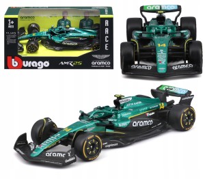 BOLID F1 Aston Martin AMR25 2025 #14 Fernando Alonso 1:43 BBURAGO 18-38250