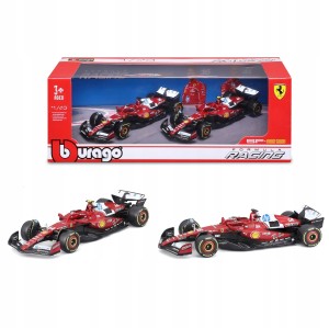 Ferrari SF-25 #16 Leclerc #44 Hamilton ZESTAW BOLIDÓW F1 1:43 BBURAGO