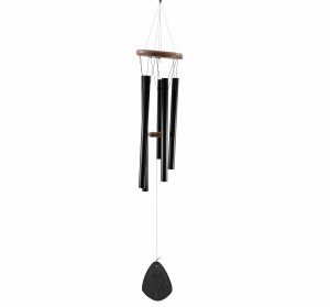 DZWONEK WIETRZNY OGRODOWY METALOWY 70CM DEKORACJA BALKON TARAS DZWONKI