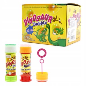 BAŃKI MYDLANE 60ml DINOZAUR ZESTAW 12szt