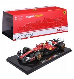 BOLID F1 Ferrari SF-25 2025 #44 Lewis Hamilton 1:18 BBURAGO DELUXE 18-16822