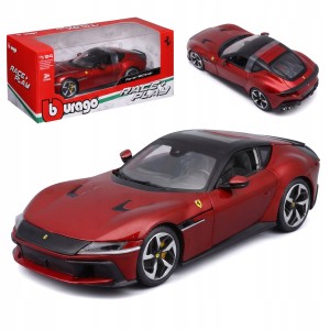 Ferrari 12Cilindri 1:24 BBURAGO 18-26033 WŁOSKI SAMOCHÓD SILNIK V12 830 KM