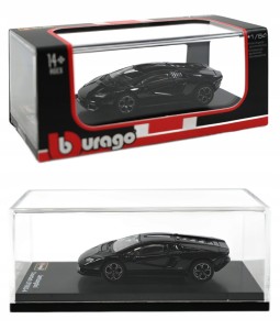 Lamborghini Countach LPI 800-4 1:64 BBURAGO CZARNY MODEL SAMOCHODU 18-24936