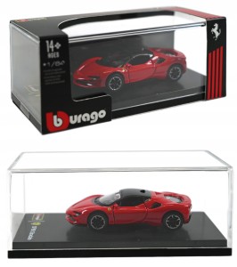 Ferrari SF90 Stradale 1:64 BBURAGO MODEL KOLEKCJONERSKI GABLOTA 18-56020