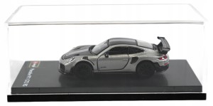 Porsche 911 GT2 RS 1:64 BBURAGO SZARY MODEL SAMOCHODU GABLOTA 18-59089