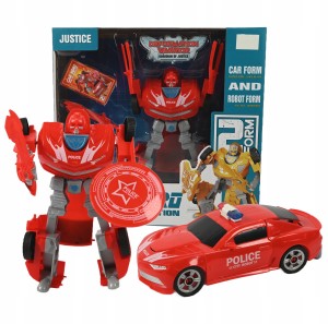 ROBOT AUTO 2W1 CYBER FIGURKA SZYBKA TRANSFORMACJA RÓŻNE KOLORY