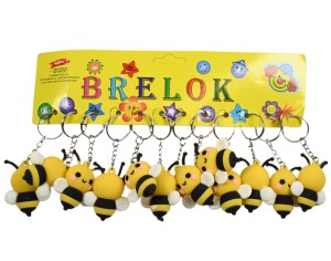PSZCZÓŁKA BRELOK DLA DZIECI PREZENT SZKOŁA PRZEDSZKOLE ZESTAW 12SZT