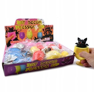 NIETOPERZ HALLOWEEN GNIOTEK ZABAWKA RÓŻNE KOLORY