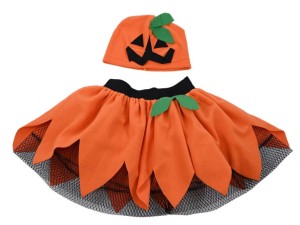 DYNIA PRZEBRANIE STRÓJ HALLOWEEN SPÓDNICZKA CZAPKA