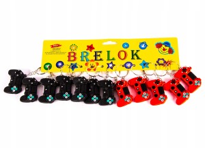 BRELOK GUMOWY DLA GRACZA PAD ZESTAW 12szt
