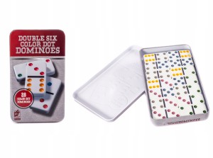 DOMINO KLASYCZNE 28 SZT. Gra w domino + ETUI