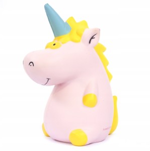 GNIOTEK SQUISHY Jednorożec Różowy Biały 16cm